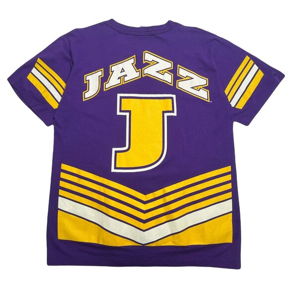 Vintage Salem Sportswear Utah Jazz AOP Tee L - Picture 2 of 9